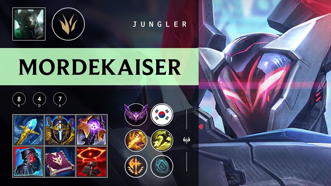 Mordekaiser Jungle vs Lee Sin - KR Master Patch 25.24