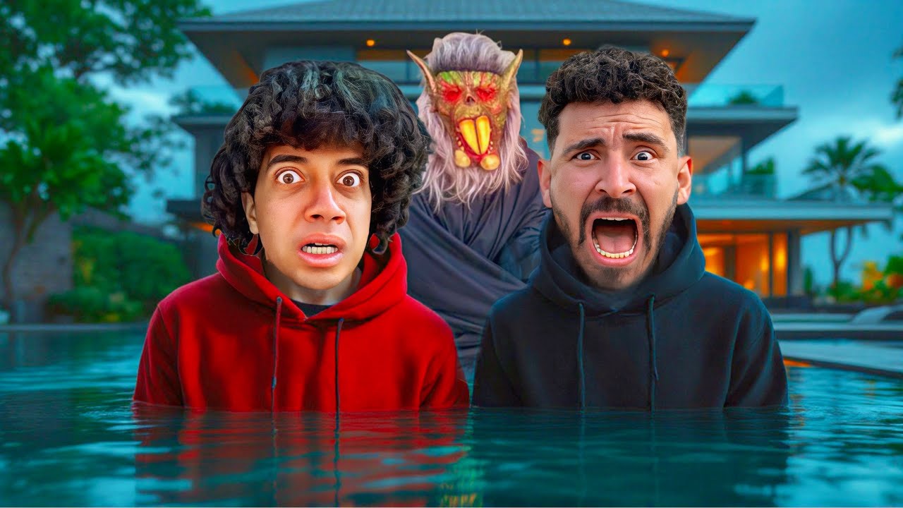 فيلا عمر شاور غـرقـت في رمضان😱كائن غريب ظهرلنا👹