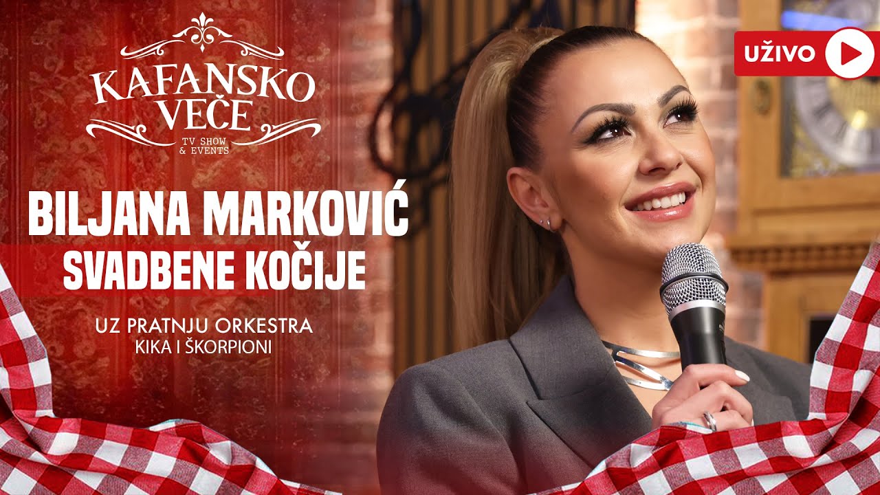 BILJANA MARKOVIC - SVADBENE KOCIJE | UZIVO | (ORK KIKA I SKORPIONI) | 2024 | KAFANSKO VECE