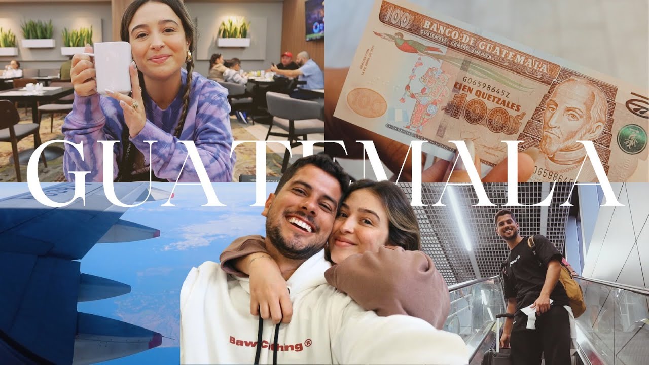 CHEGAMOS NA GUATEMALA 🇬🇹 nossa viagem de ida, primeira noite na cidade e jantar com curiosidades