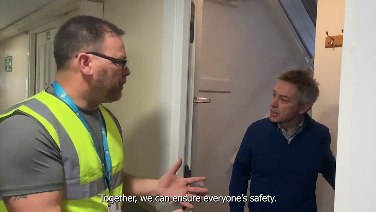 Fire door awareness for Lewisham Council social housing residents