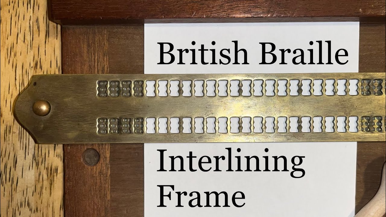 Braille Slates: Interlining Frame, 1902 - 1914, British and Foreign Blind Association, Jumbo Stylus