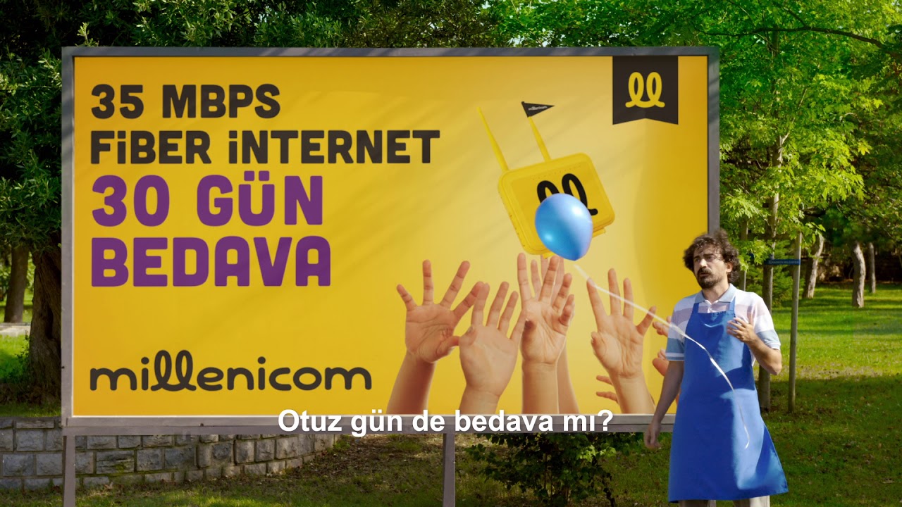 Millenicom'dan 35 Mbps Fiber İnternet 30 G&uuml;n Bedava!