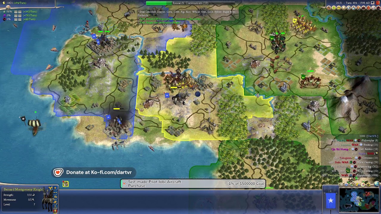 DartVR is Live!  Building a Civilization