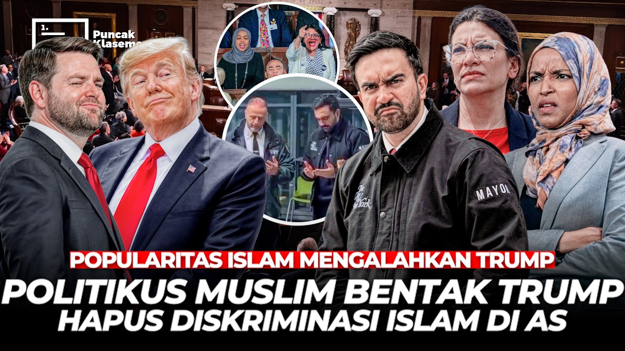 Trump Panik Islam Menyebar Luas di AS! Rakyat Amerika Lebih Cinta Pejabat Muslim Daripada Presiden