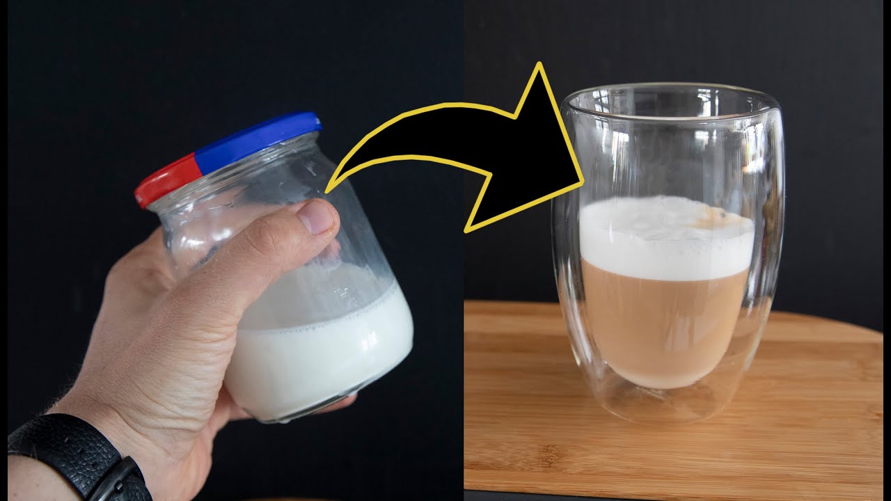 Jak spienić mleko bez spieniacza? 😍Jak zrobić pyszną latte domowym sposobem 🥛🥛🥛💟