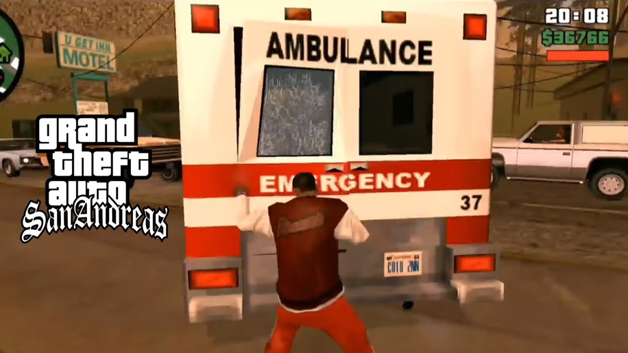 ASMR 🌸 Conseguí trabajo de Paramédico en GTA San Andreas 