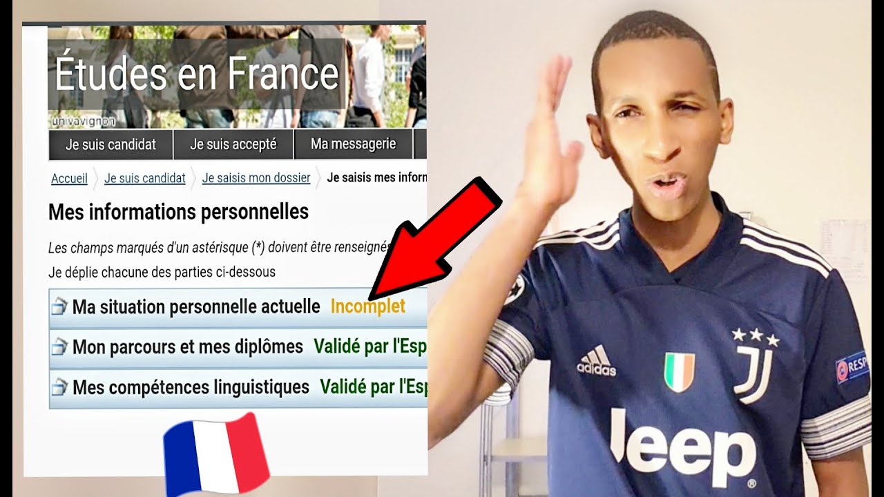 CAMPUS FRANCE : COMMENT METTRE SES INFORMATIONS PERSONNELLES ? PARTIE 