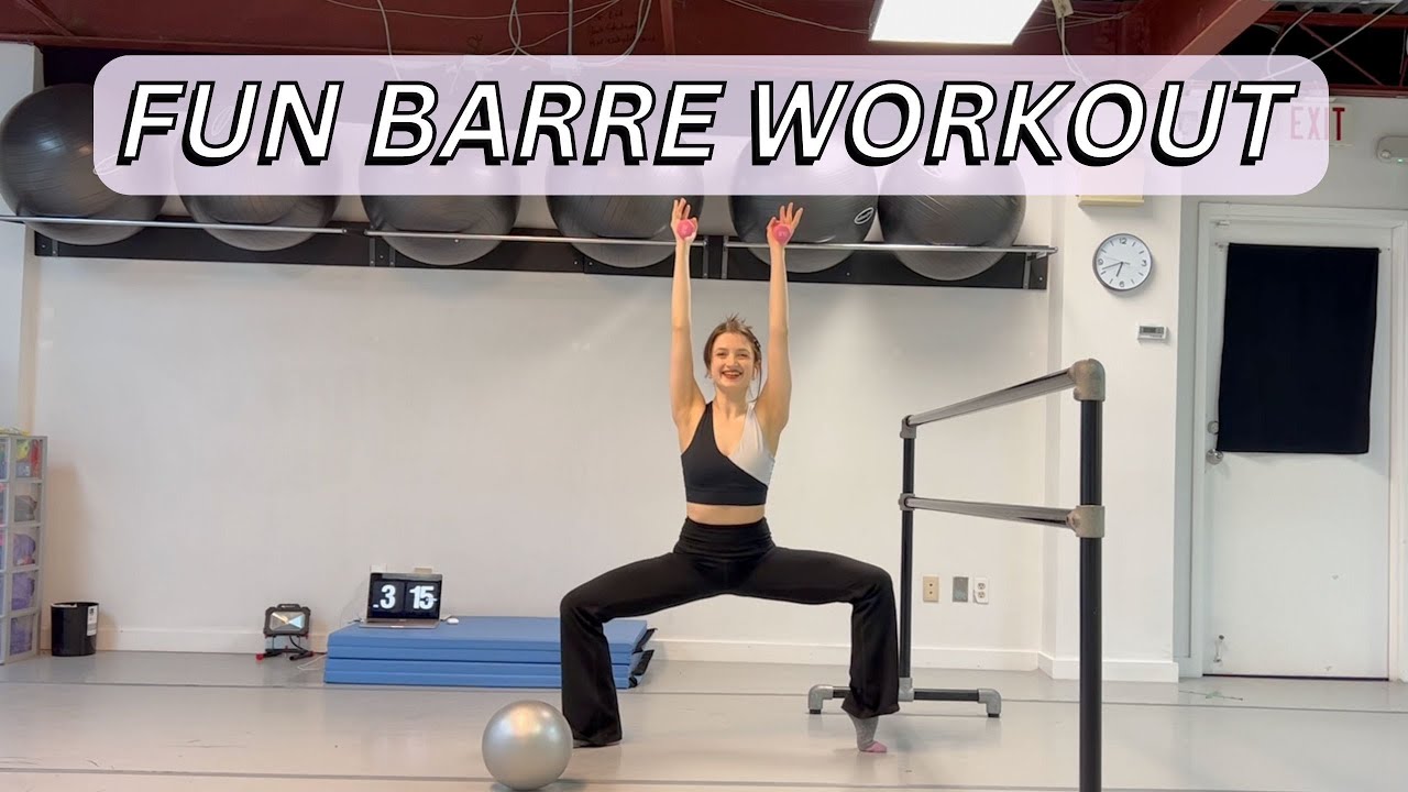 Beginner Friendly Barre Workout | No Equipment necessary, Booty Burn, Ballet inspired workout