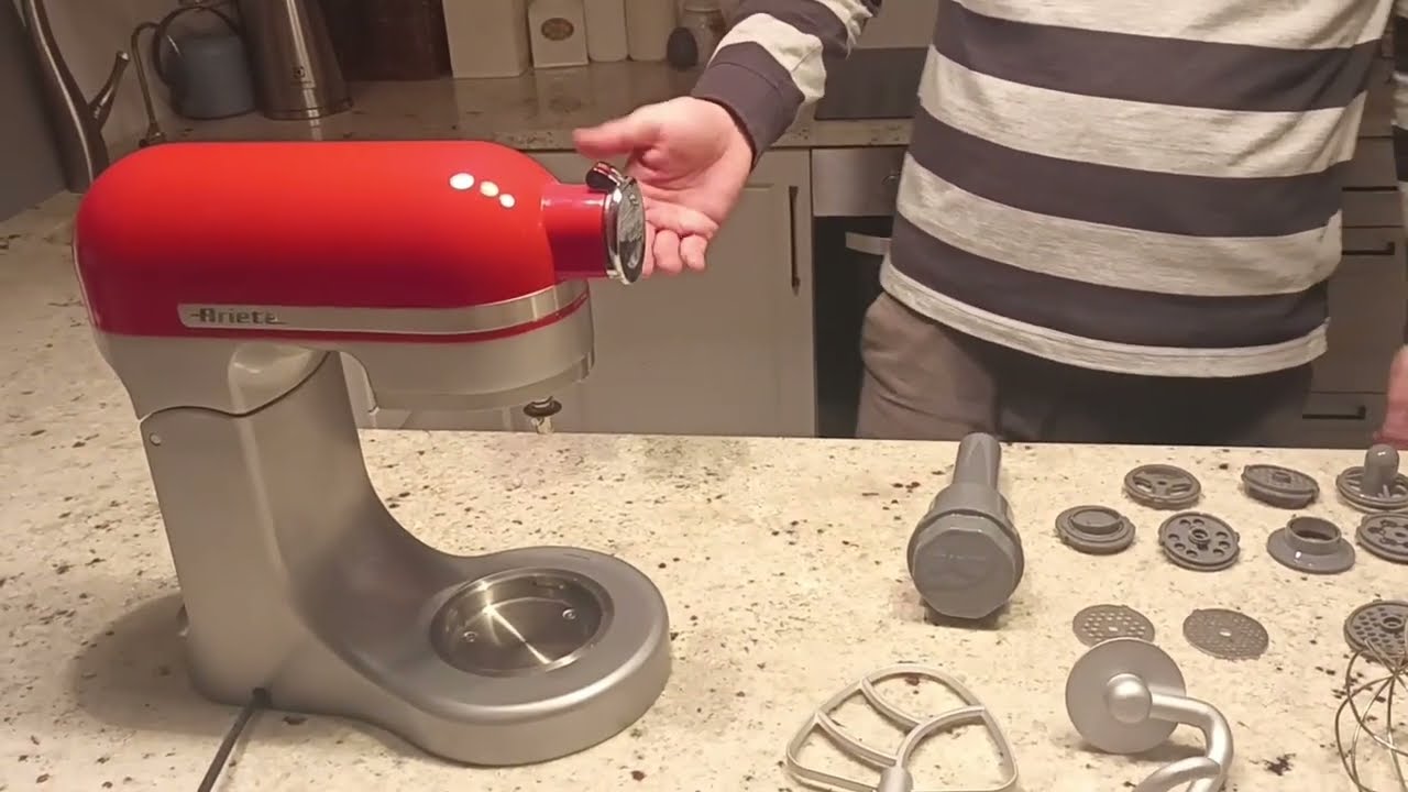 Robot planetarny Ariete Kitchen Robot Moderna - Przystawki do mięsa, wyrabiania makaron&oacute;w i kiełbas