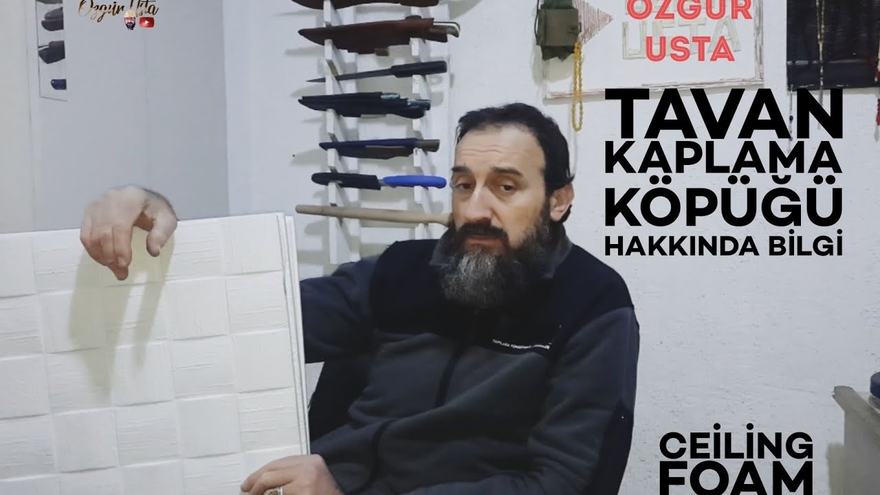 TAVAN KAPLAMA KÖPÜĞÜ DÖŞEMEDEN ÖNCE MUTLAKA İZLEYİN,  Ceiling foam @Özgürustam 