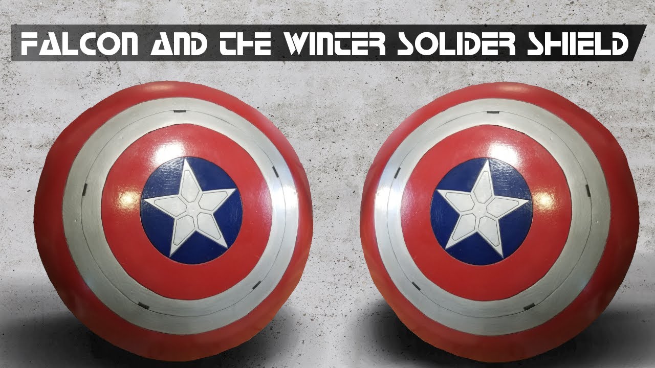 Captain America shield from Falcon and the Winter Soldier (DIY,EVA FOAM BUILD)
