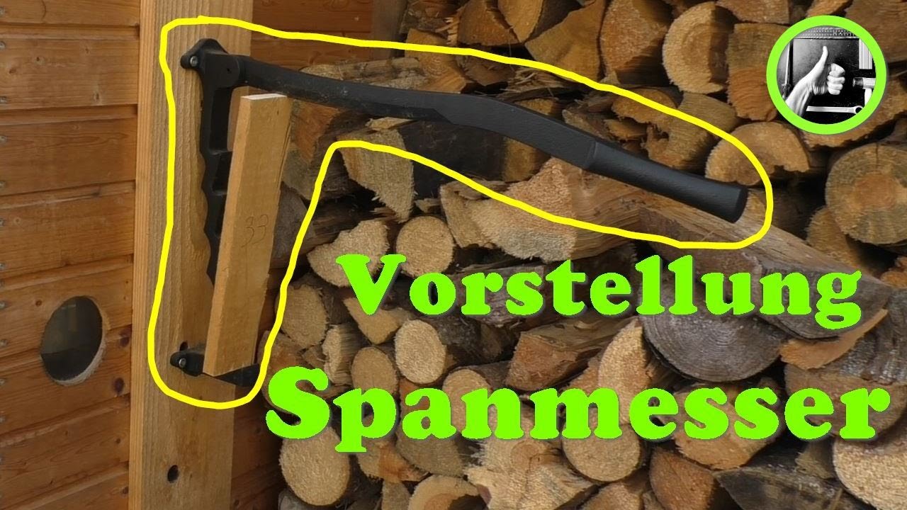 Vorstellung Spanmesser ✅ Anz&uuml;ndholz selber herstellen | Anfeuerholz | Kleinholz | Anmachholz #diy