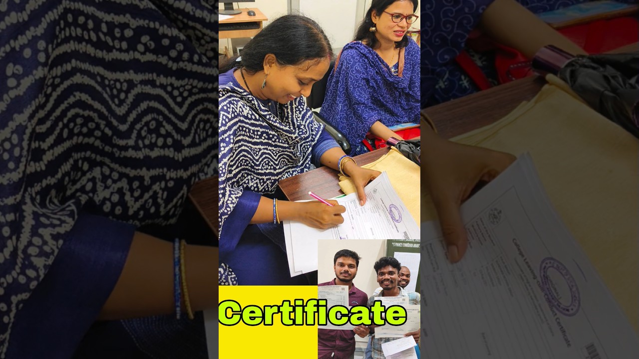 certificate🥰//fm university//minivlog