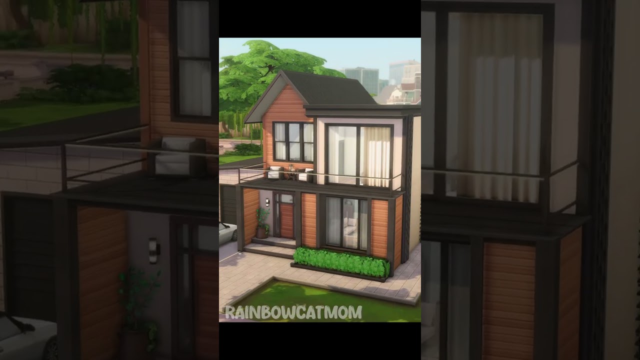 Modern Newcrest Home 🏡 Sims 4 Speed Build &brvbar; No CC