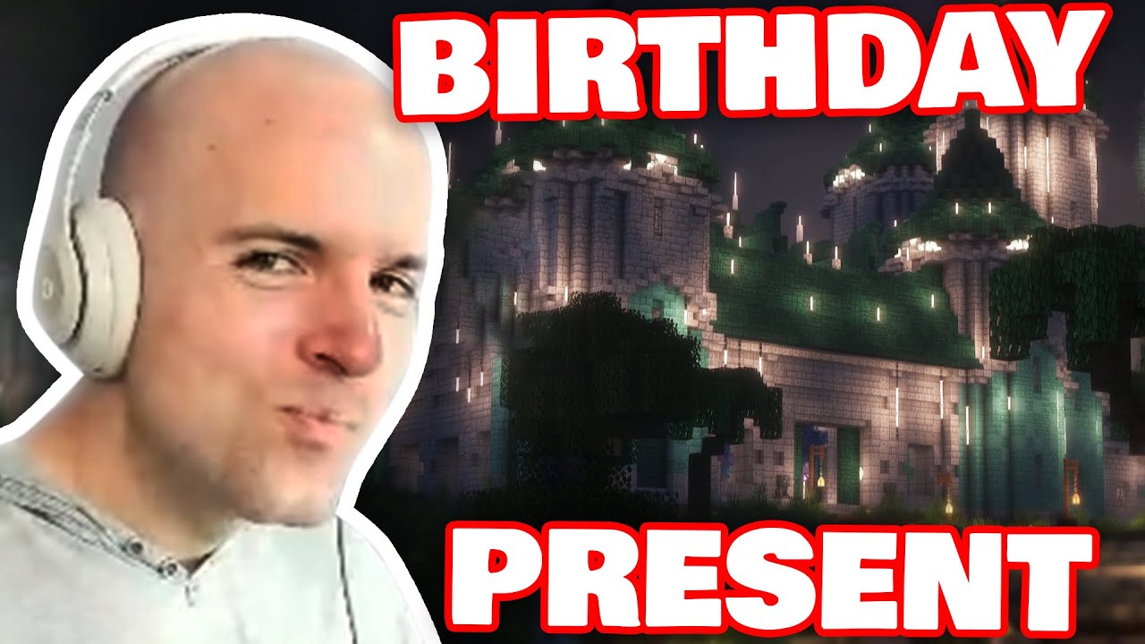 Ramón Built A CASTLE As A Gift For His Dad FitMC's Birthday! QSMP