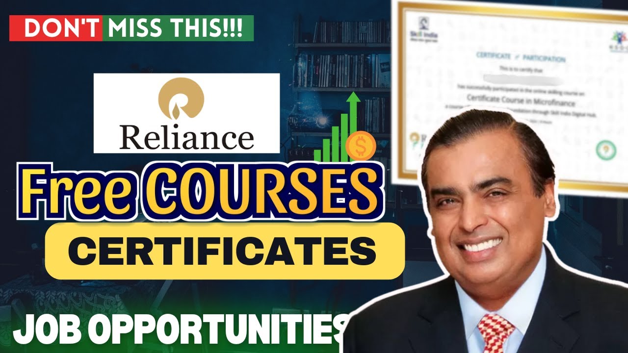Free Courses Online with Certificates 🤩 || Skill development Courses 2025