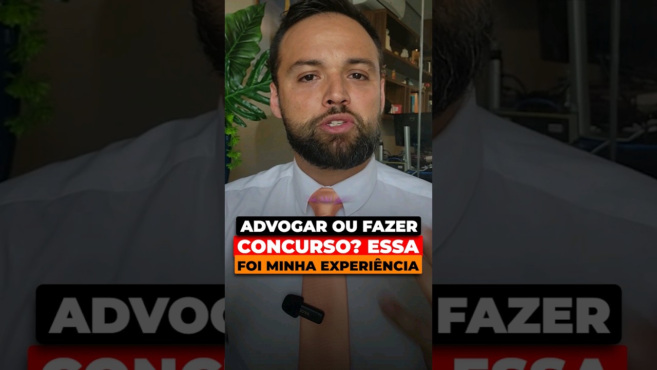 Advogar ou fazer concurso, o que voc&ecirc; deve fazer?