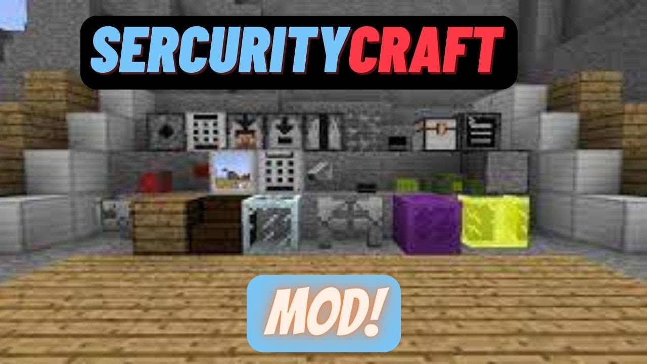 Демонстрация модов SecurityCraft | Minecraft