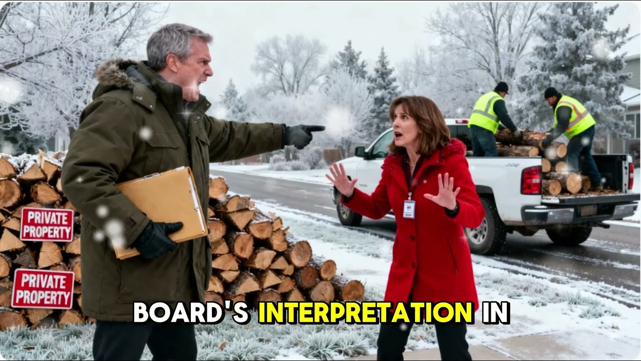 HOA Karen Seized My Winter Firewood — But Froze When I Proved It Wasn’t HOA Property
