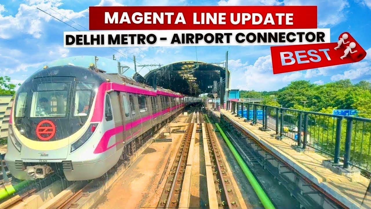 Delhi Metro Magenta Line Update - Future Airport Connector 🚇✈️ - Janakpuri to Pitampura - Mega Move