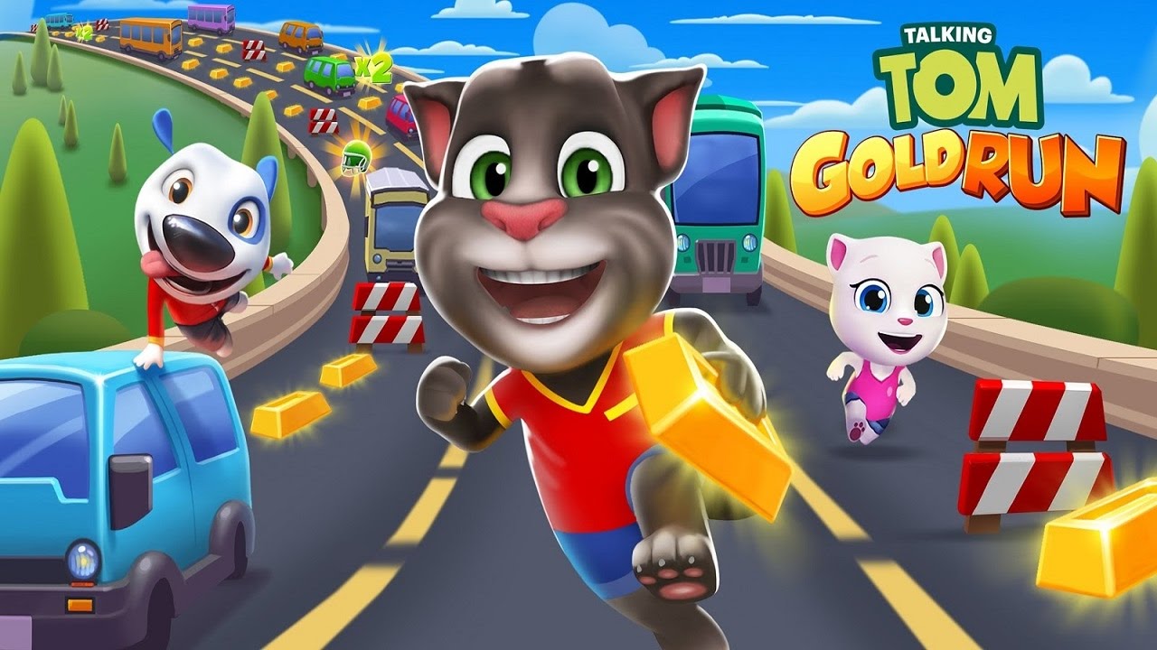 Talking Tom Gold Run : Gameplay #2 On IPad