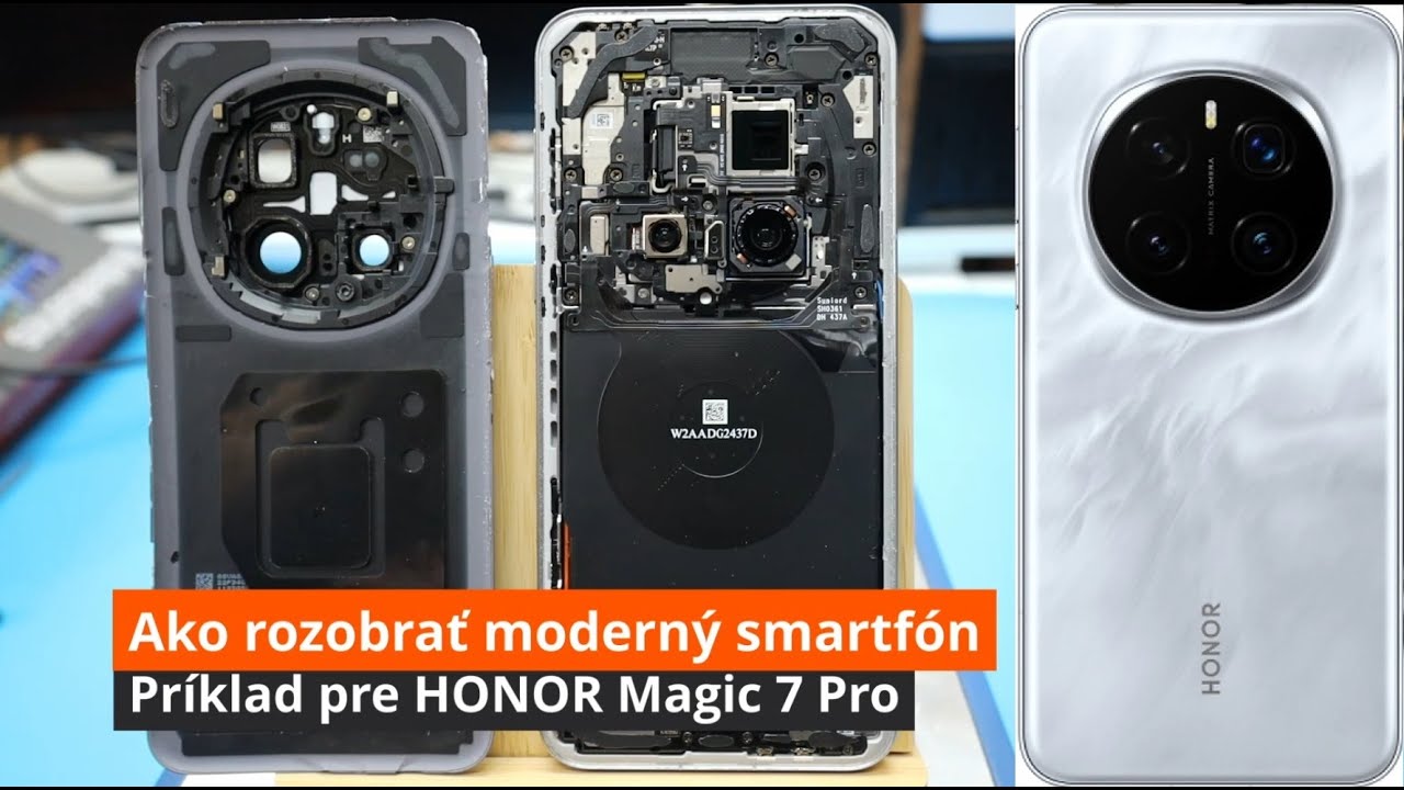 Ako rozobrať moderný smartfón príklad pre HONOR Magic 7 Pro