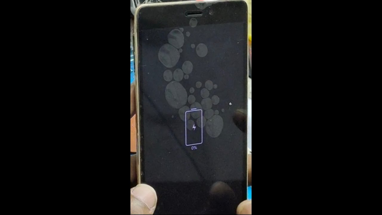 Mi 3s charging always showing 0% percent only and not charging, Not power on without charger.