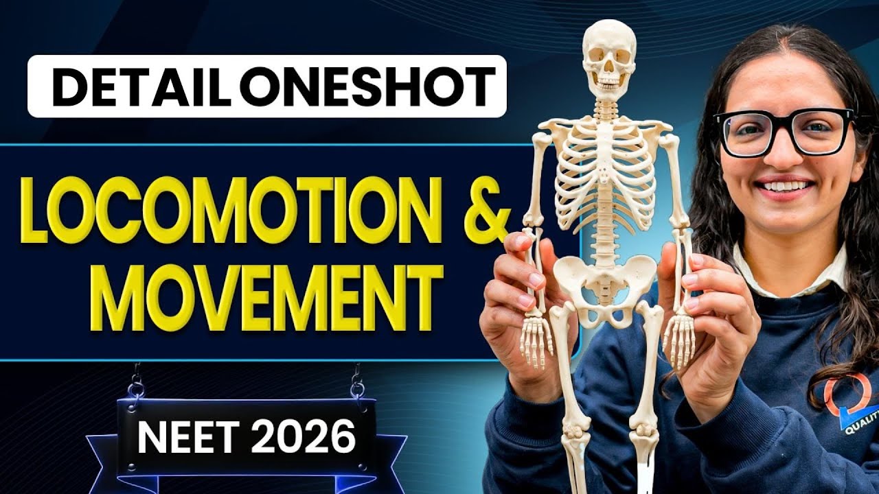 Locomotion And Movement Oneshot for NEET | Yoddha 2026 | Ritu Ma'am
