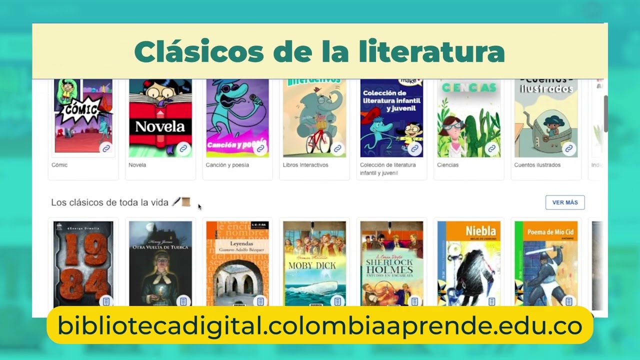 Conoce c&oacute;mo navegar la Biblioteca Digital de Colombia Aprende