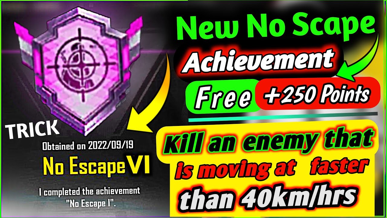 Easyway To Complete (No Escape) Achievement | New Hawk Eyed Mission in Pubg Mobile | New Achievement