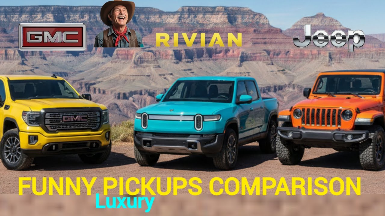 Jeep v GMC v Rivian | Camping Tent , Burger , Grand Canion