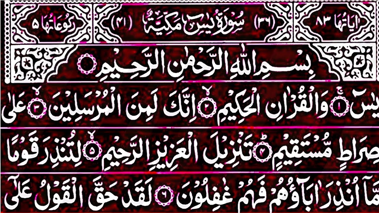Surah Yasin Surah Rahman | Beautiful Recitation Surah Yaseen Surah Rahman Full | Quran Tilawat | 178