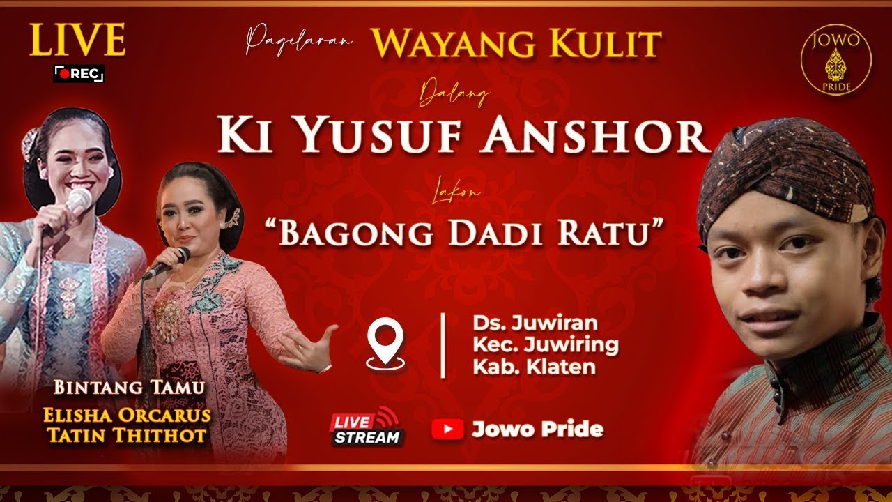 🔴Bagong Dadi Ratu | Wayang Kulit Ki Yusuf Anshor BT Elisha Orcarus & Tatin Thithot