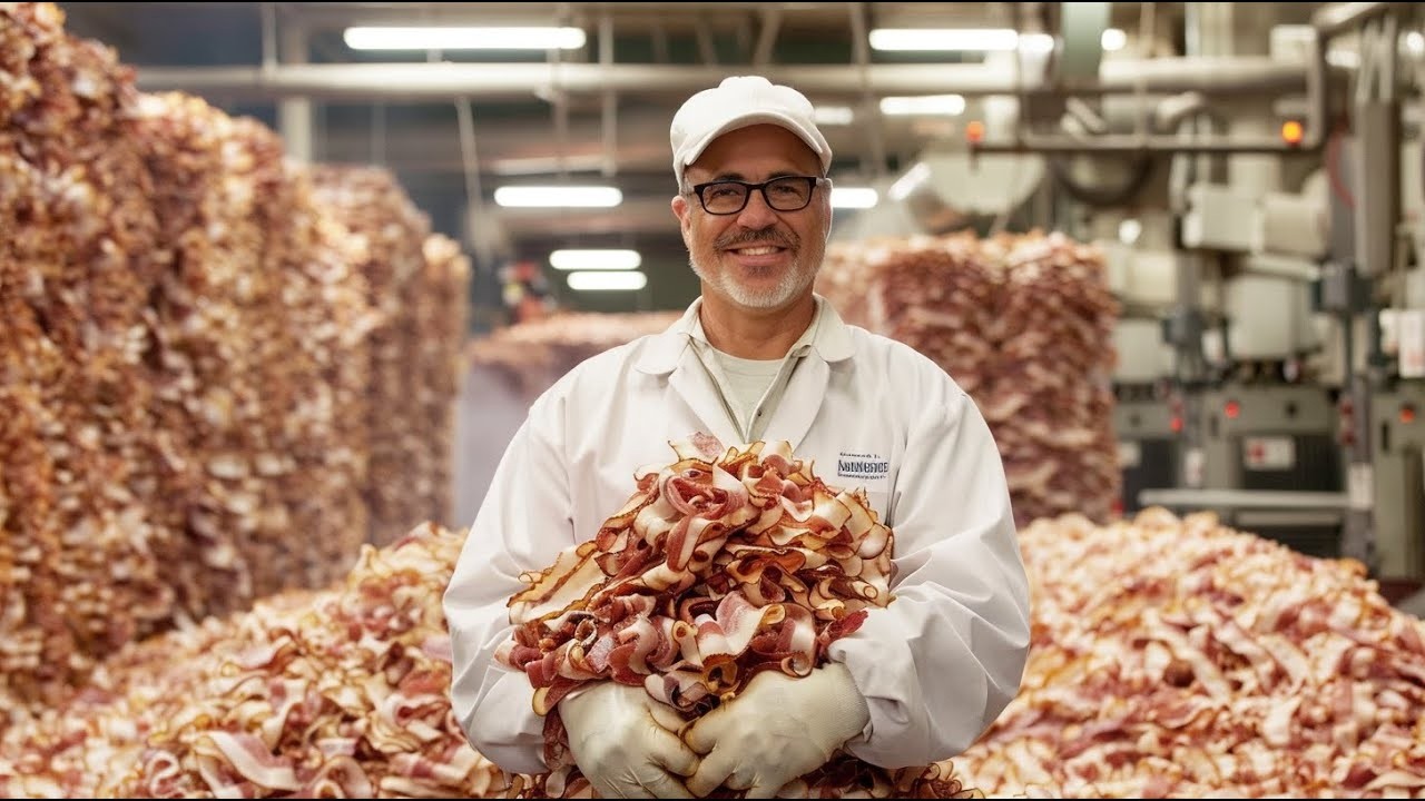 ¿Cómo se HACE el BACON? [Proceso En Fábrica]