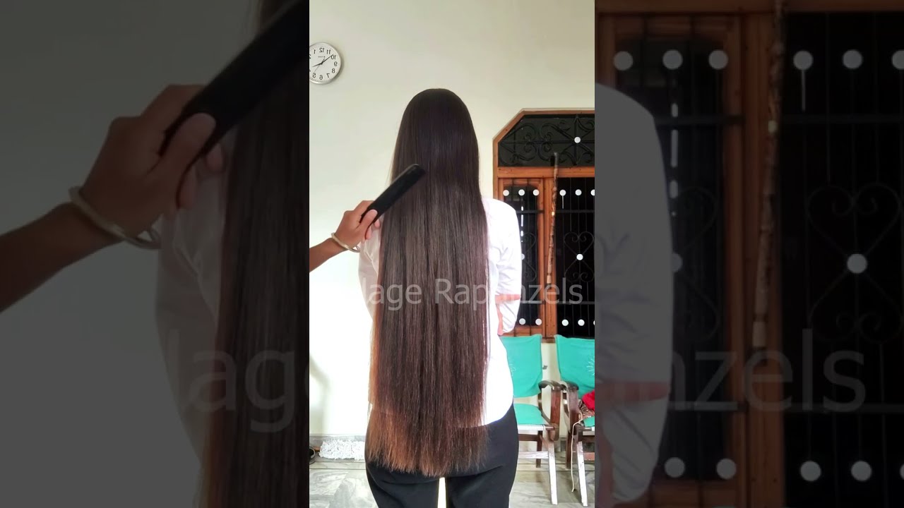 Rapunzel Neha Silky Hair Trimming & Scissor Play by sister