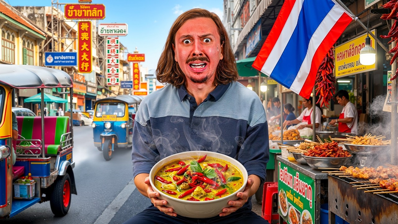 Manger la nourriture la plus piquante de Bangkok en Thaïlande