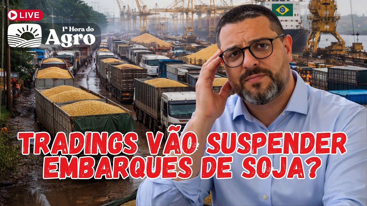 Oficio do MAPA irá ATRASAR EXPORTAÇÕES de SOJA - AO VIVO - 16/03/2026