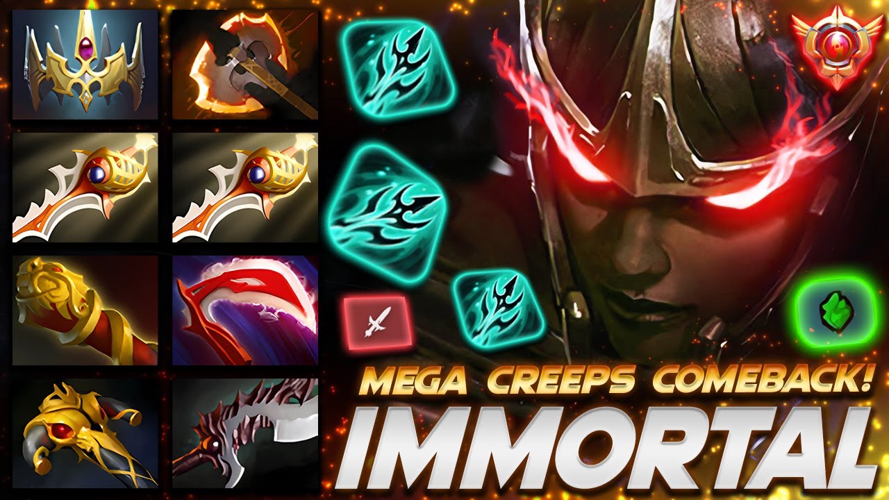 Phantom Assassin Mega Creeps Comeback Net Worth King - Dota 2 Pro Gameplay [Watch & Learn]