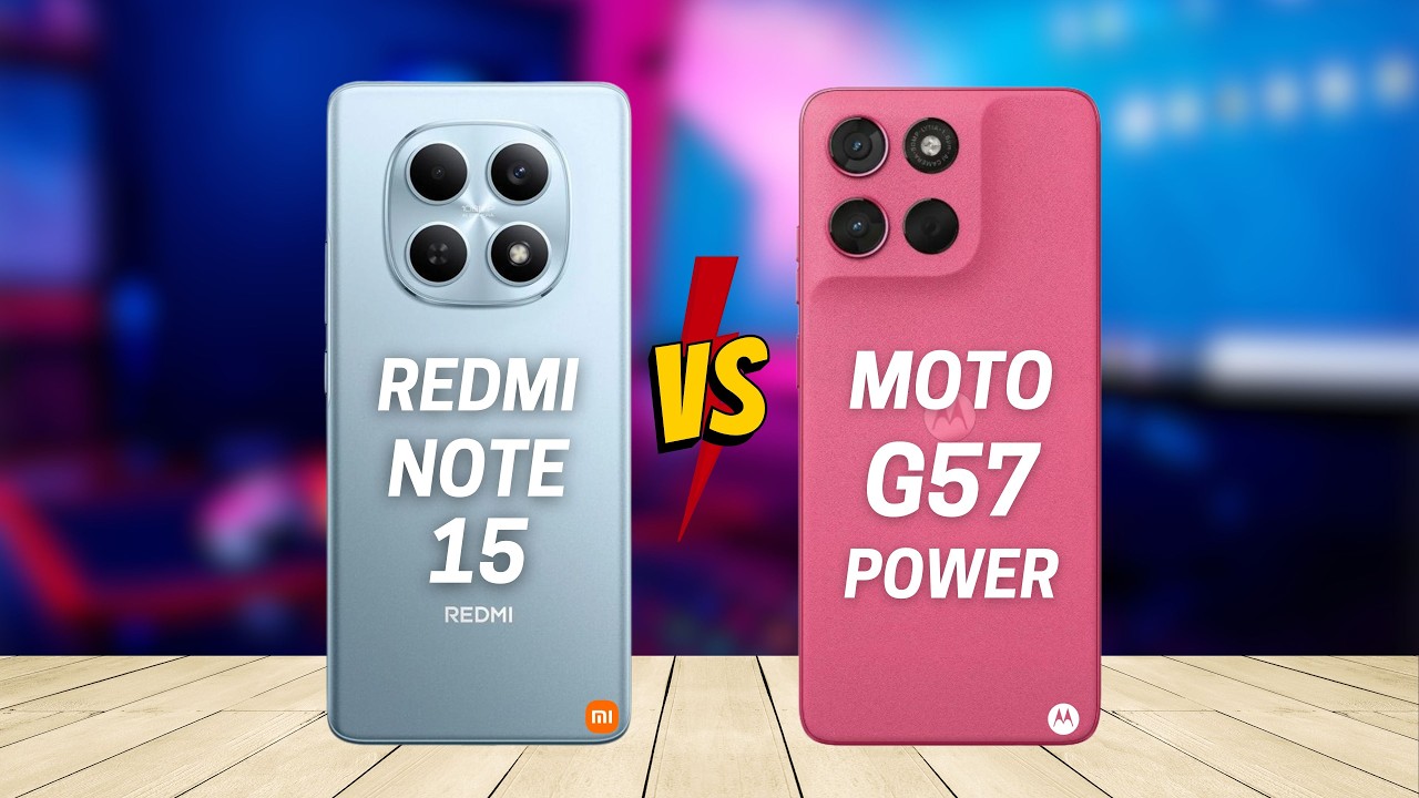 Redmi Note 15 4G vs Motorola G57 Power 5G