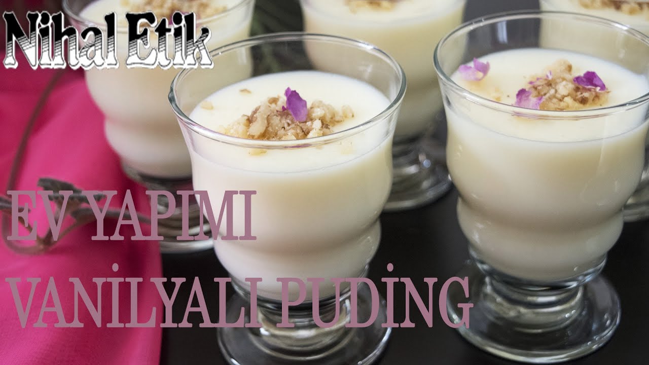 VANİLYALI PUDİNG TARİFİ #sütlütatlılar #kolaytatlıtarifi #EvdeKal #StayHome #benimleyemekyap