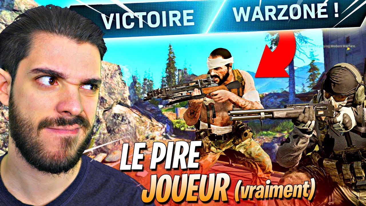 CE JOUEUR 0 IQ M'A CHOQUÉ SUR WARZONE - IL ME SUIT PARTOUT ... ( ou pas )