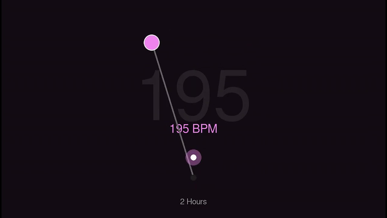 195BPM Metronome | Violet Colour