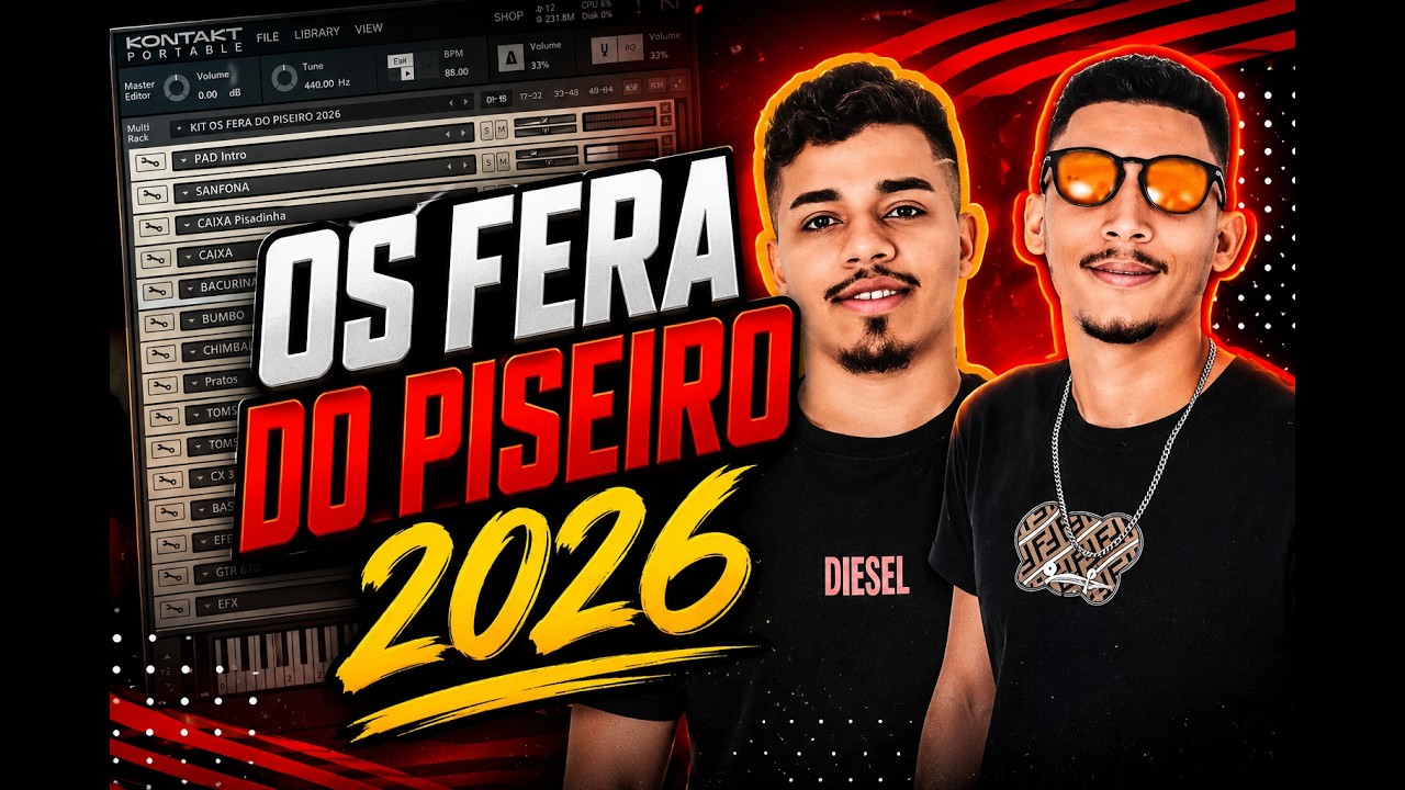 Kit Os Fera do Piseiro 2026 #youtube