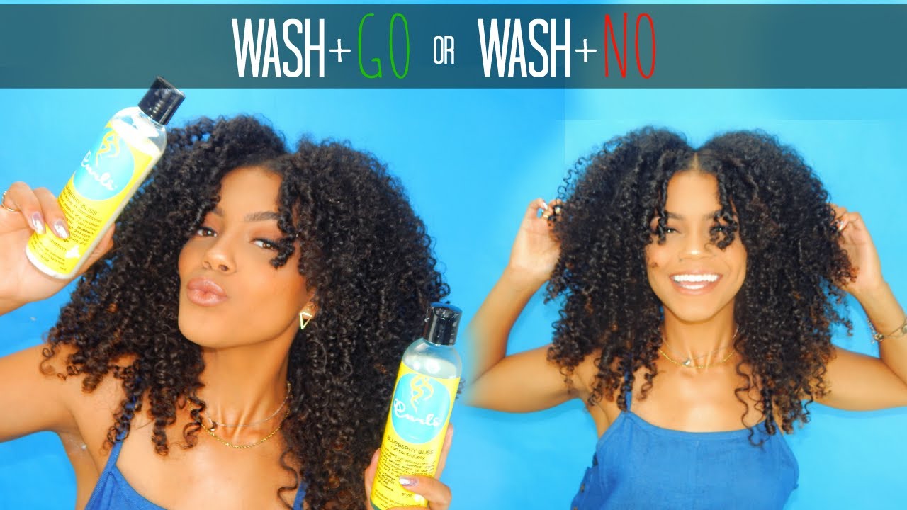 Wash & GO Or Wash & NO!? Ft. CURLS Blueberry Bliss