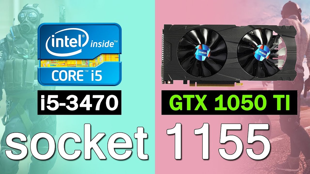 i5 3470 gtx 1050 ti тест PUBG | CS GO сборка пк 1155 сокет