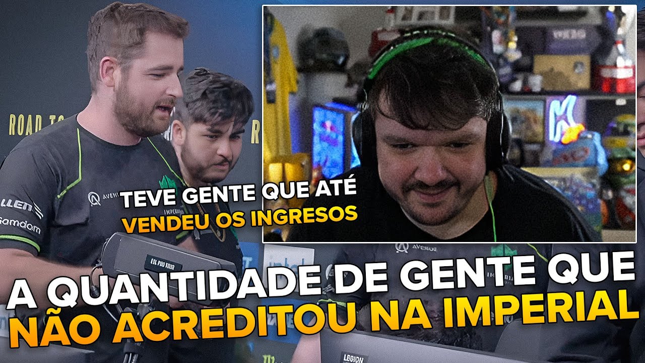 [02/03] GAULES REAGE AOS VLOGS DA IMPERIAL RUMO AO MAJOR DO BRASIL!! | CORTES DO GAULES