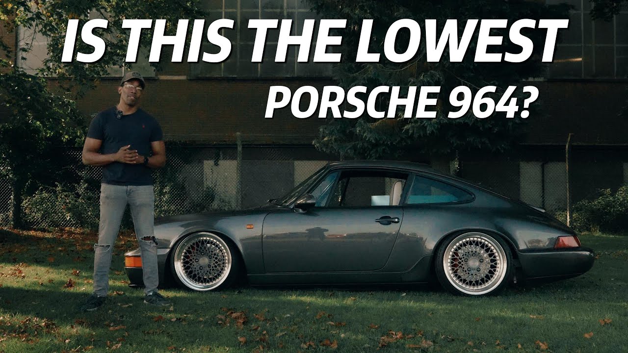 Is This the Ultimate Low and Clean Porsche 964? | Classic Reimagined  | Bicester Heritage Scramble