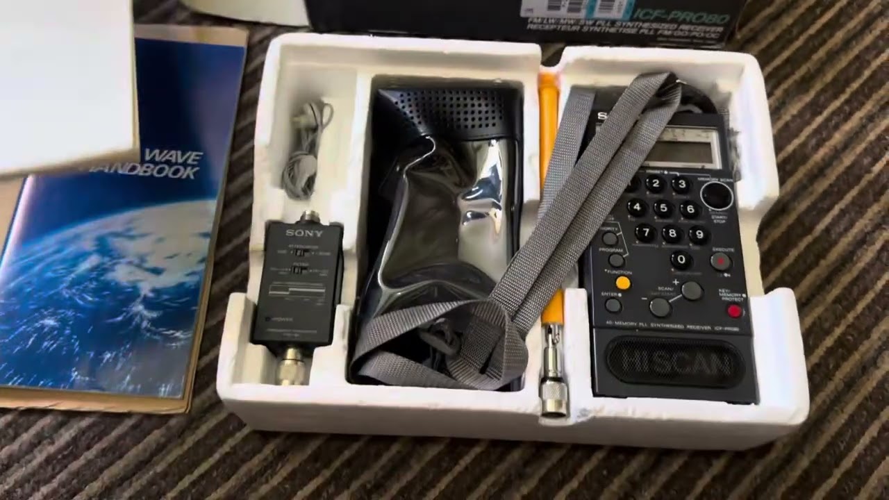 Hamfest Finds - Sony ICF-PRO80 Complete In Box