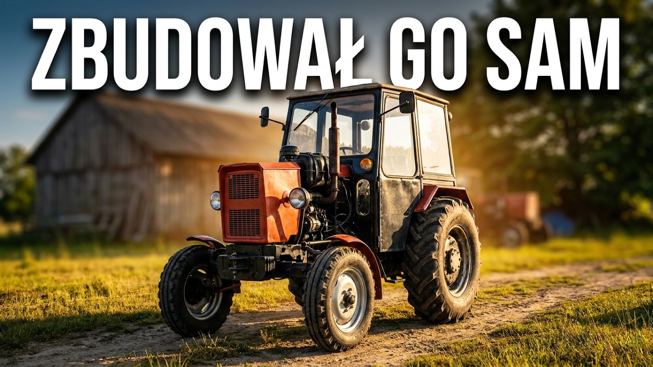 Rolnik sam zbudował traktor #rolnictwo